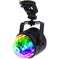OSALADI Luces de Discoteca Luces de Fiesta Sonido Activado Control de Voz Lámpara de Bola Mágica 7 Modos Luces de…